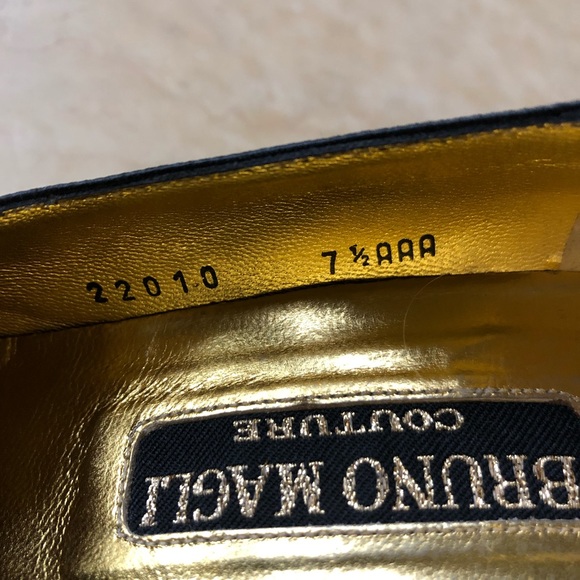 Bruno Magli Couture Heels Satin & Rhinestone - Picture 8 of 8